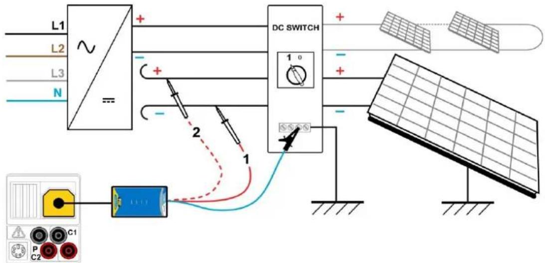 Metrel EurotestPV MI 3108 - Prüfparameter für die Isolationswiderstandsmessung an PV-Systemen - 1