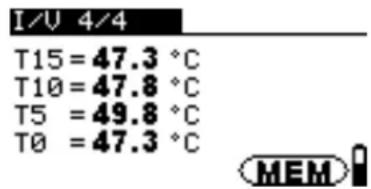 Metrel EurotestPV MI 3108 - Messung der Zelltemperatur vor der Prüfung - 1