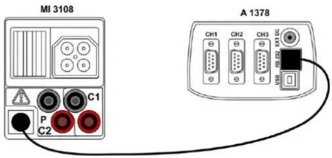 Metrel EurotestPV MI 3108 - Synchronisierungsverbindung - 1