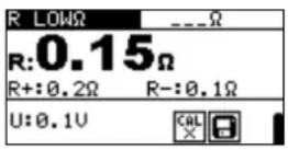 Metrel EurotestPV Lite MI 3109 - R LOWΩ-Messvorgang - 1