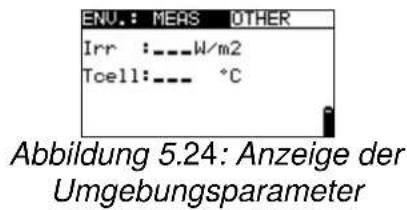 Metrel EurotestPV Lite MI 3109 - Messen der Umgebungsparameter - 1