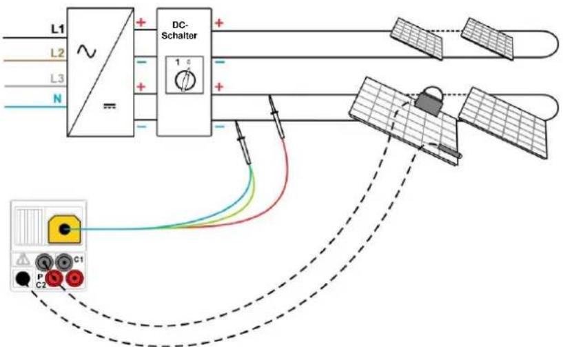 Metrel EurotestPV Lite MI 3109 - Anschluss für I-V-Kennlinienmessung - 1