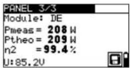 Metrel EurotestPV Lite MI 3109 - Vorgang bei der PV-Modulprüfung - 3