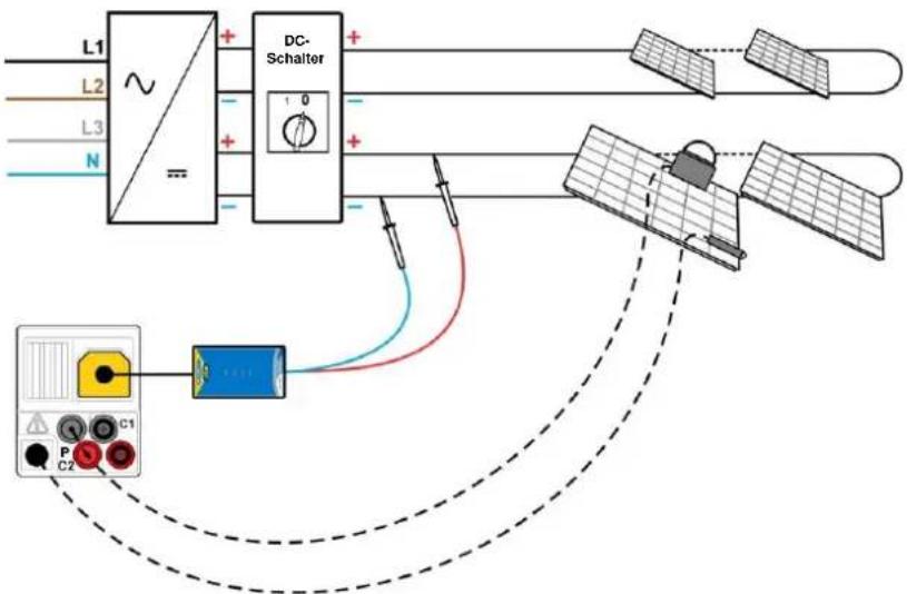 Metrel EurotestPV Lite MI 3109 - Anschluss für I-V-Kennlinienmessung - 2