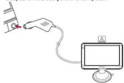 Diagram showing a device connected to a computer monitor, with no visible text or symbols.