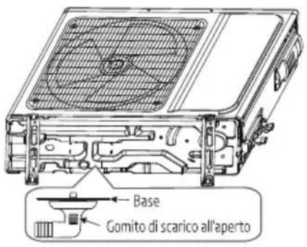 Base Gomito di scarico all'aperto