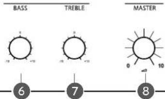 BASS TREBLE MASTER 6 7 8