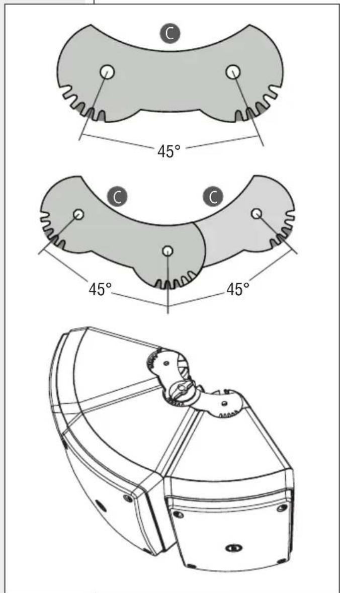 45° 45° 45°