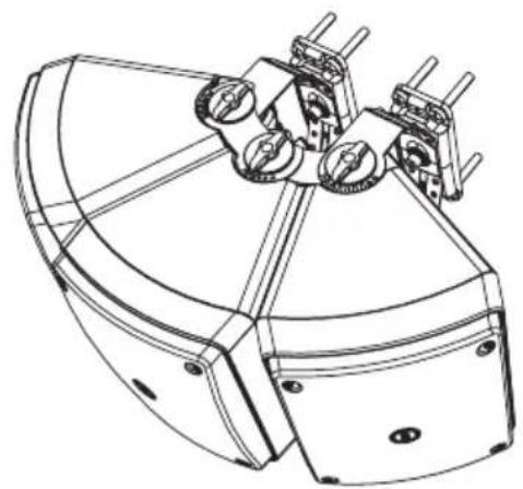 RCF MQ 80P - THREE LOUDSPEAKER CLUSTER - 7