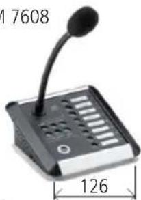 RCF BM 7608 - UTILIZZO DI UN RIPRODUTTORE AUDIO ESTERNO COLLEGATO ALL'INGRESSO AUX INPUT - 2