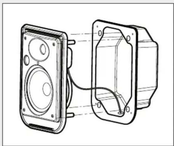 RCF MQ 50i - INSTALLATION ON A FLUSH-MOUNTING BOX TYPE "MULTIBOX" (2 MOD.) BY BTICINO® (CODE 16102) OR EQUIVALENT - 2