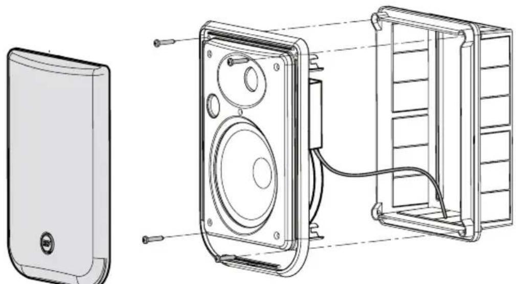 RCF MQ 50i - INSTALLATION IN UNTERPUTZKASTEN DES TYPS „MULTIBOX“ (MODUL 2) VON BTICINO® (MODELL: 16102) ODER EINER VERGLEICHBAREN AUSFÜHRUNG - 1