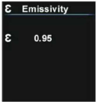 Uni-T UTi80 - Emissionsfaktor einstellen - 1