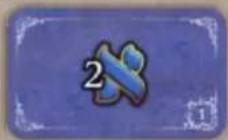 Asmodee Golem - Nachbarschaftsplättchen blauer Bezirk - 1