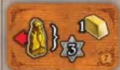 Asmodee Golem - Nachbarschaftsplättchen gelber Bezirk - 7