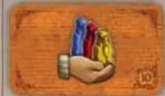 Asmodee Golem - Nachbarschaftsplättchen gelber Bezirk - 10