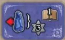 Asmodee Golem - Nachbarschaftsplättchen blauer Bezirk - 5