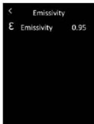 Uni-T UTi712S - Emissivität - 1