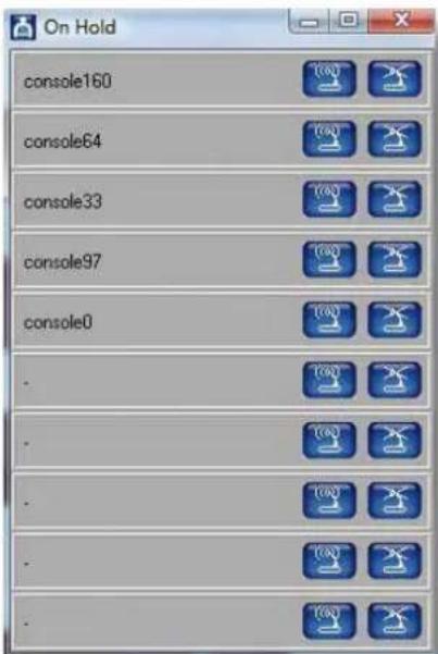 On Hold console160 console64 console33 console97 console0 . . . . . .