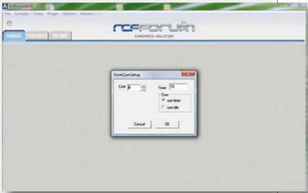 FormComSetup Coils 10 Time: 10 Coils use timer use idle Cancel OK