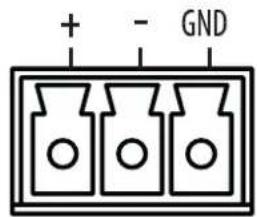 + - GND