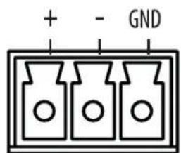 + - GND