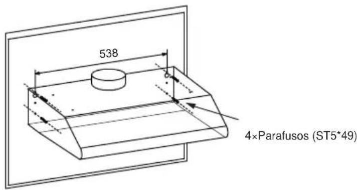 538 4×Parafusos (ST5*49)