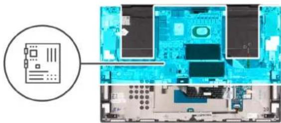 DELL Precision 5760 - Abbildung 2. Systemplatinenanschlüsse - 2