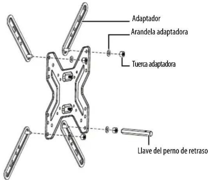 Adaptador Arandela adaptadora Tuerca adaptadora Llave del perno de retraso