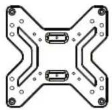 Pure mechanical component diagram without any text, numbers, or symbols