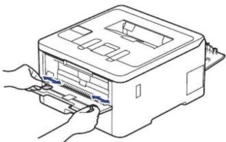 BROTHER HL-L3220CW - Einlegen und Bedrucken von Etiketten über die manuelle Zufuhr - 3