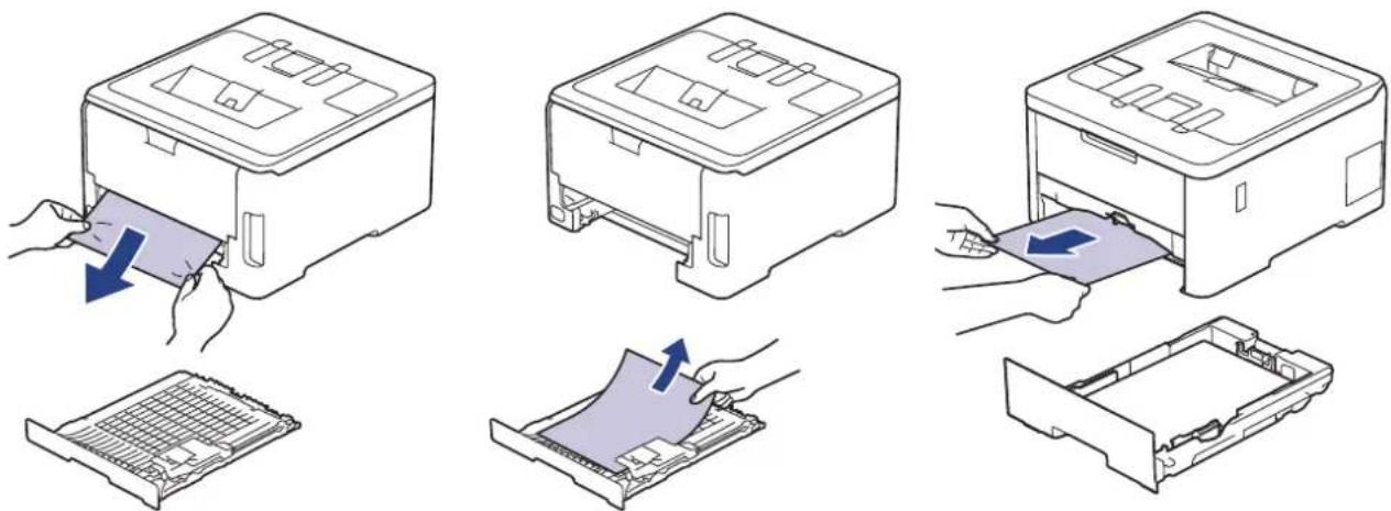 BROTHER HL-L3220CW - Papierstau in der Kassette für beidseitigen Druck - 3