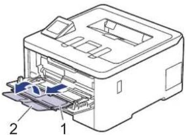 BROTHER HL-L3220CW - Einlegen von Papier in die Multifunktionszufuhr (MF-Zufuhr) - 3