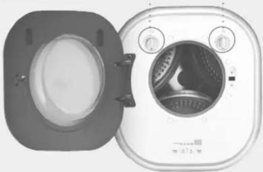 WINIA DWD-M221MB - Directions on Detergent and Softener Containers - 1