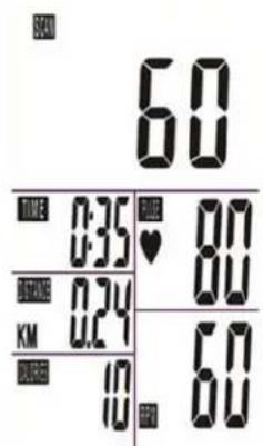 60 TIME 0:35 RED 80 BND100 0.24 KM 60 MIME 10 80