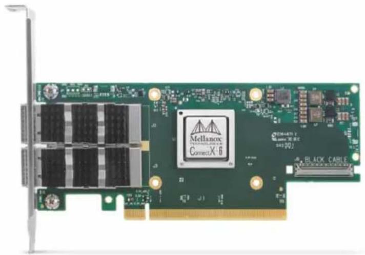 NVIDIA Mellanox ConnectX-6 - ConnectX-6 Single-slot Socket Direct Cards (2x PCIe x8 in a row) - 1
