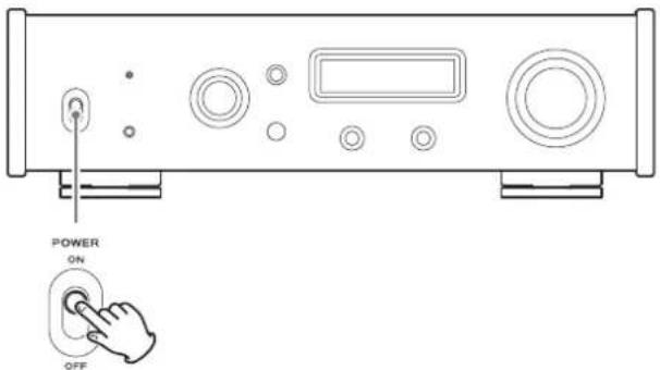 TEAC UD-503 - Ställ strömbrytaren (POWER) till på (ON). - 1