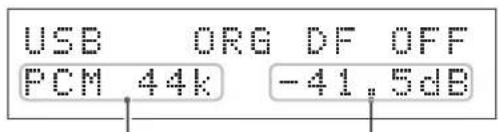 USB ORG DF OFF PCM 44k -41.5dB