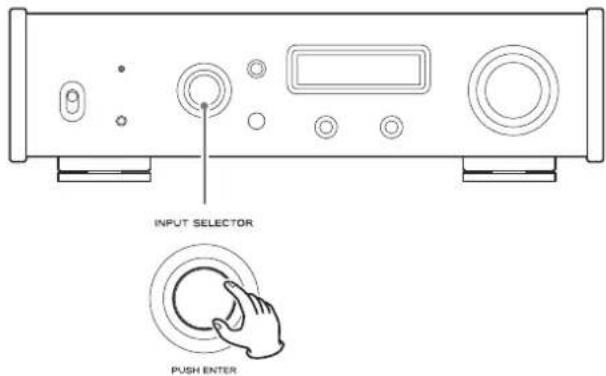 INPUT SELECTOR PUSH ENTER