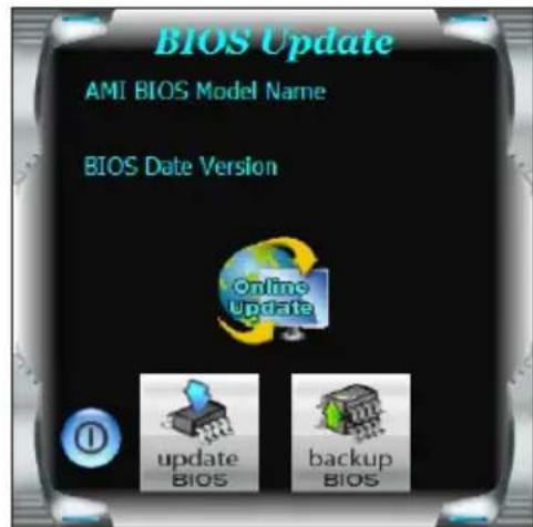BIOS Update AMI BIOS Model Name BIOS Date Version Online Update update BIOS backup BIOS