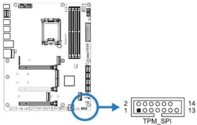TPM_SPI 1 2 14 13