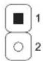 Diagram of a computer motherboard with labeled components and an arrow indicating a specific component or connection point.