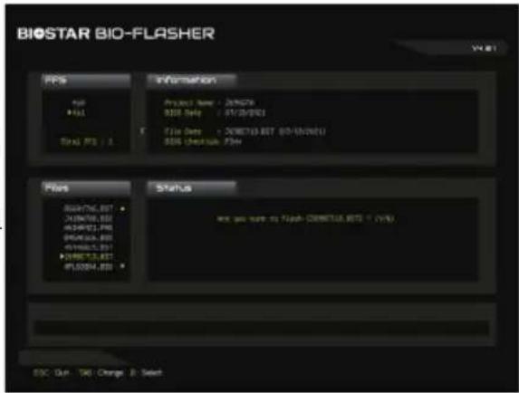 BIOSTAR BIO-FLASHER VACI PRS File Project Name: 201624 BIO Date: 01/03/2021 File Date: D:\WINDOWS\BIO\IND\2021\ BIO check-in File Information Project Name: 201624 BIO Date: 01/03/2021 File Date: D:\WINDOWS\BIO\IND\2021\ BIO check-in File Status Project Name: 201624 BIO Date: 01/03/2021 File Date: D:\WINDOWS\BIO\IND\2021\ BIO check-in File ESC: Drop, Save, Change, B: Select