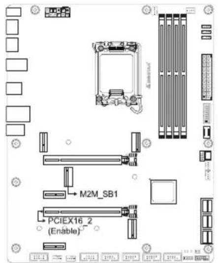 M2M_SB1 PCIEX16_2 (Enable)