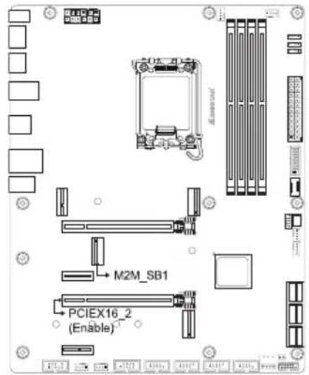 M2M_SB1 PCIEX16_2 (Enable)