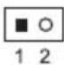 BIOSTAR B760A-Silver - JCMOS1: Clear CMOS Jumper - 2