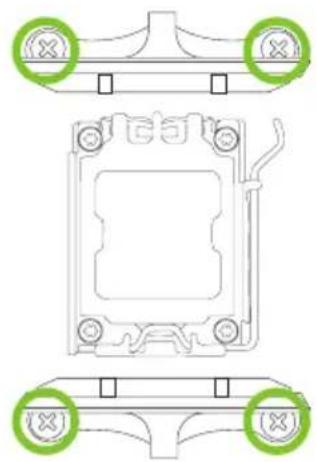 BIOSTAR A620MP-E PRO - Установка радиатора - 3