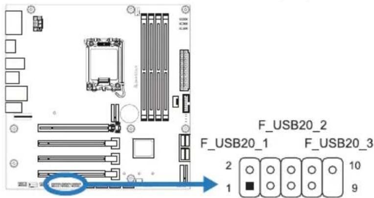 F_USB20_2 F_USB20_1 F_USB20_3 2 1 10 9
