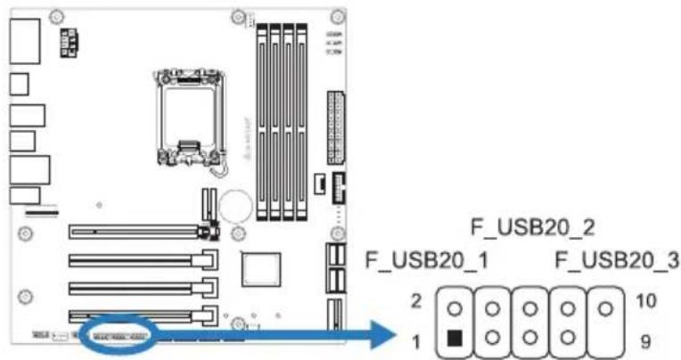 F_USB20_2 F_USB20_1 F_USB20_3 2 10 9
