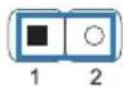 BIOSTAR B760NH-E - JCMOS: Clear CMOS Jumper - 3